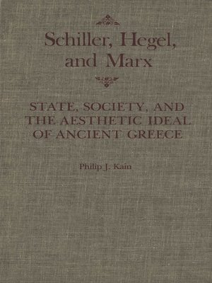 cover image of Schiller, Hegel, and Marx